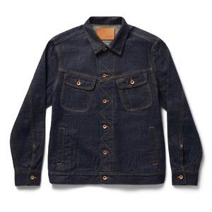Taylor Stitch Long Haul Jacket In Rinsed Organic Selvage